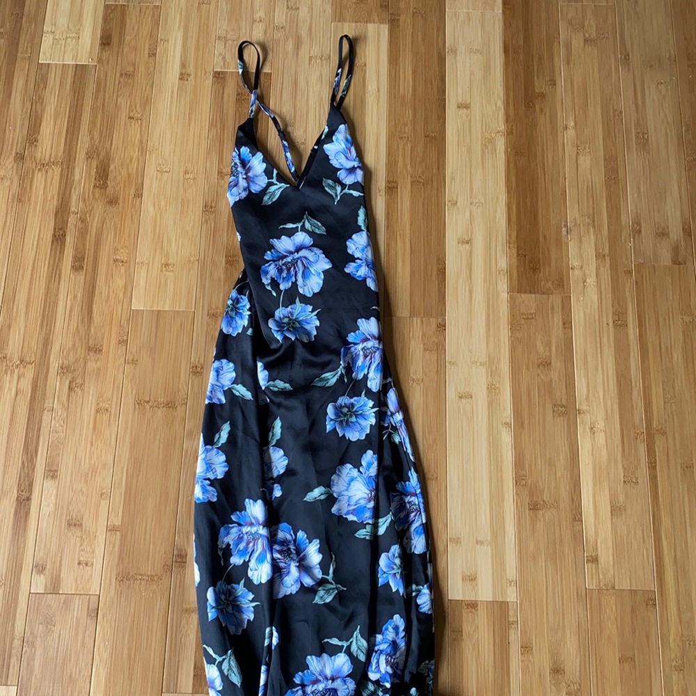 Silk maxi dress